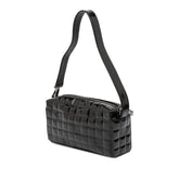 CC Chocolate Bar Patent Shoulder Bag
